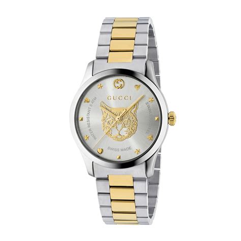 silver gucci watch womens|gucci watches ladies leather strap.